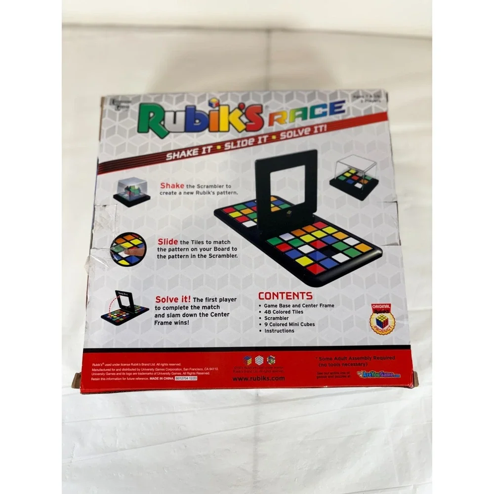 Rubik's‎ Race 2 Player Puzzle Board Game Complete w/ Instructions